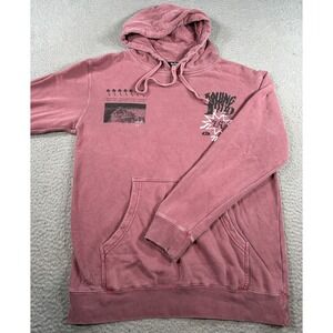 Rolling Loud Miami 24 Hoodie Men's Medium Red Sweatshirt Festival Long Sleeve